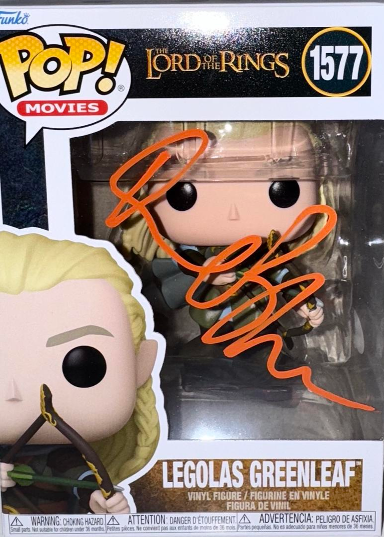 Orlando Bloom Signed Funko Pop #1577 "Legolas" (LOTR) - JSA COA #01